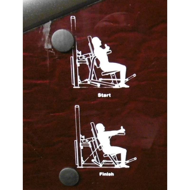 ! Compra tu Maquina Press vertical 95 Kg.barato!. Material marca Bodytone usado en buen estado.