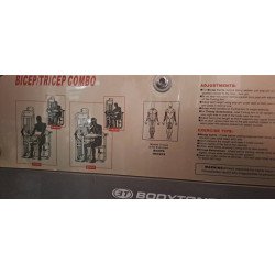 ! Compra tu Maquina biceps y tricepsbarato!. Material marca Bodytone usado en buen estado.