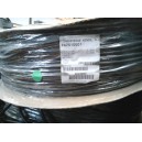 Tubo flexible PVC negro 7,5x10 mm.