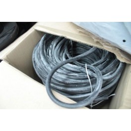 Tubo flexible PVC negro 5,5x12 mm.