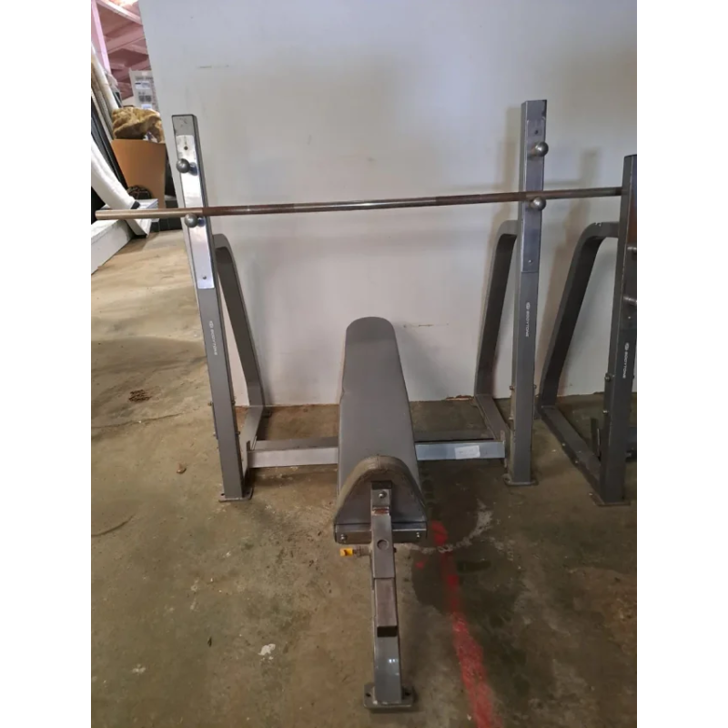 ! Compra tu Banco press bancada olimpicobarato!. Material marca Bodytone usado en buen estado.